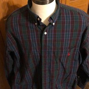 Long sleeve polo with pocket